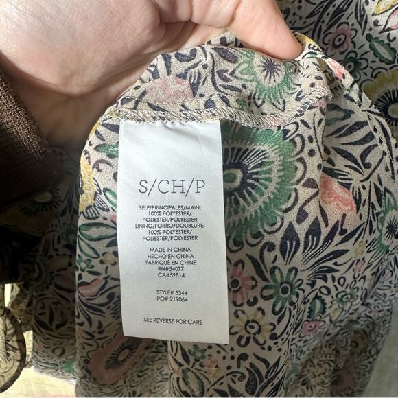 Cabi Poet Floral Babydoll Top Size Small - Picture 4 of 8